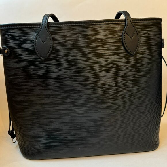 Louis Vuitton Black Epi Leather Neverfull MM Tote - Picture 2 of 7